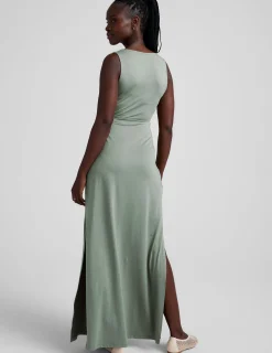 Maxi Around The World Front Twist Dress