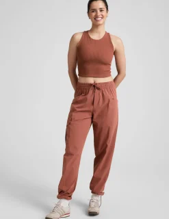Refocus Ribbed Cropped Tank
