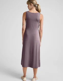 Rotation Side Twist Midi Dress