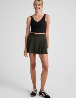 Score Pleated Skirt