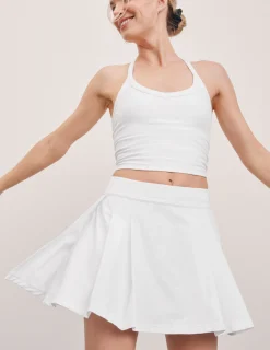 Score Pleated Skirt