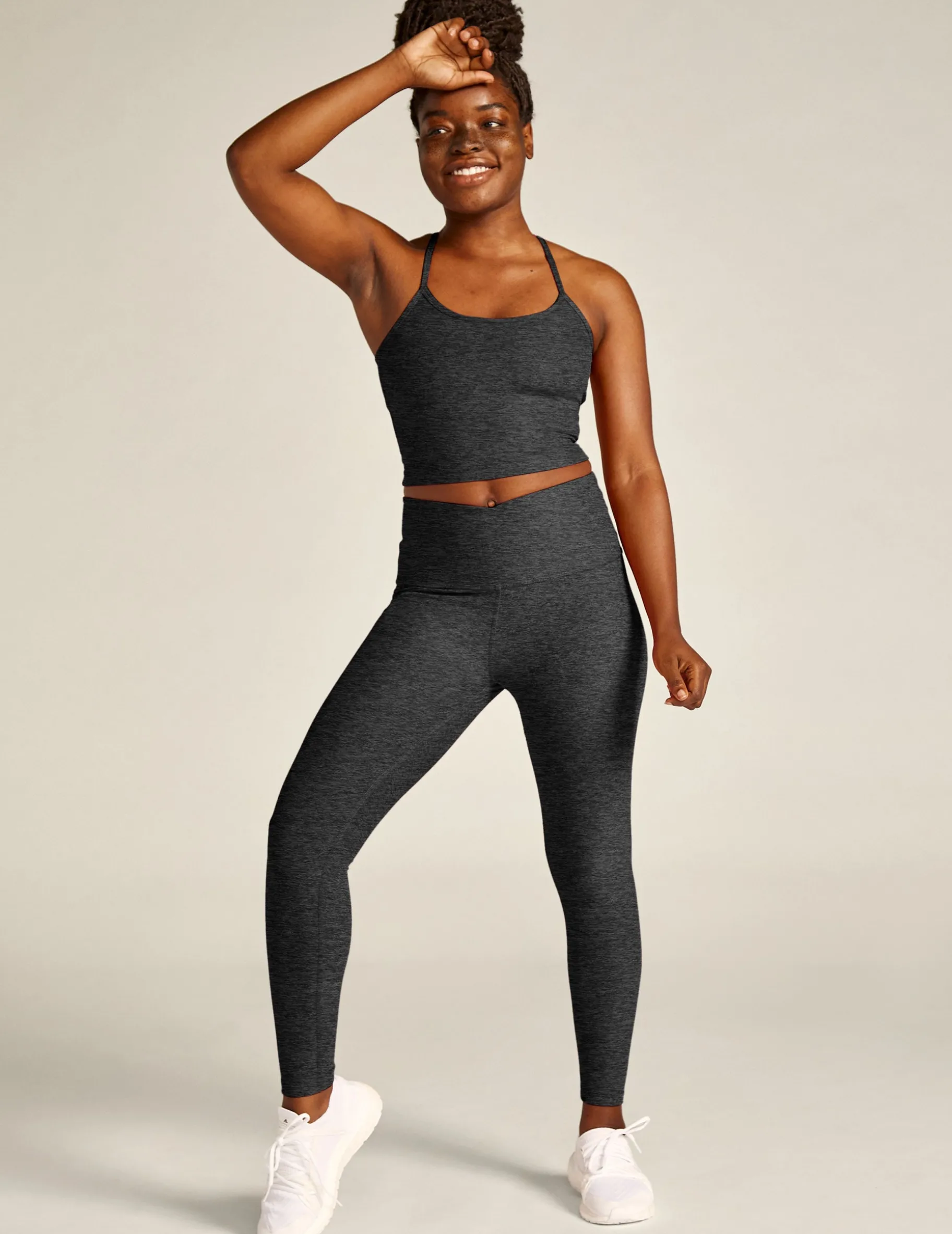 Spacedye At Your Leisure High Waisted Midi Legging