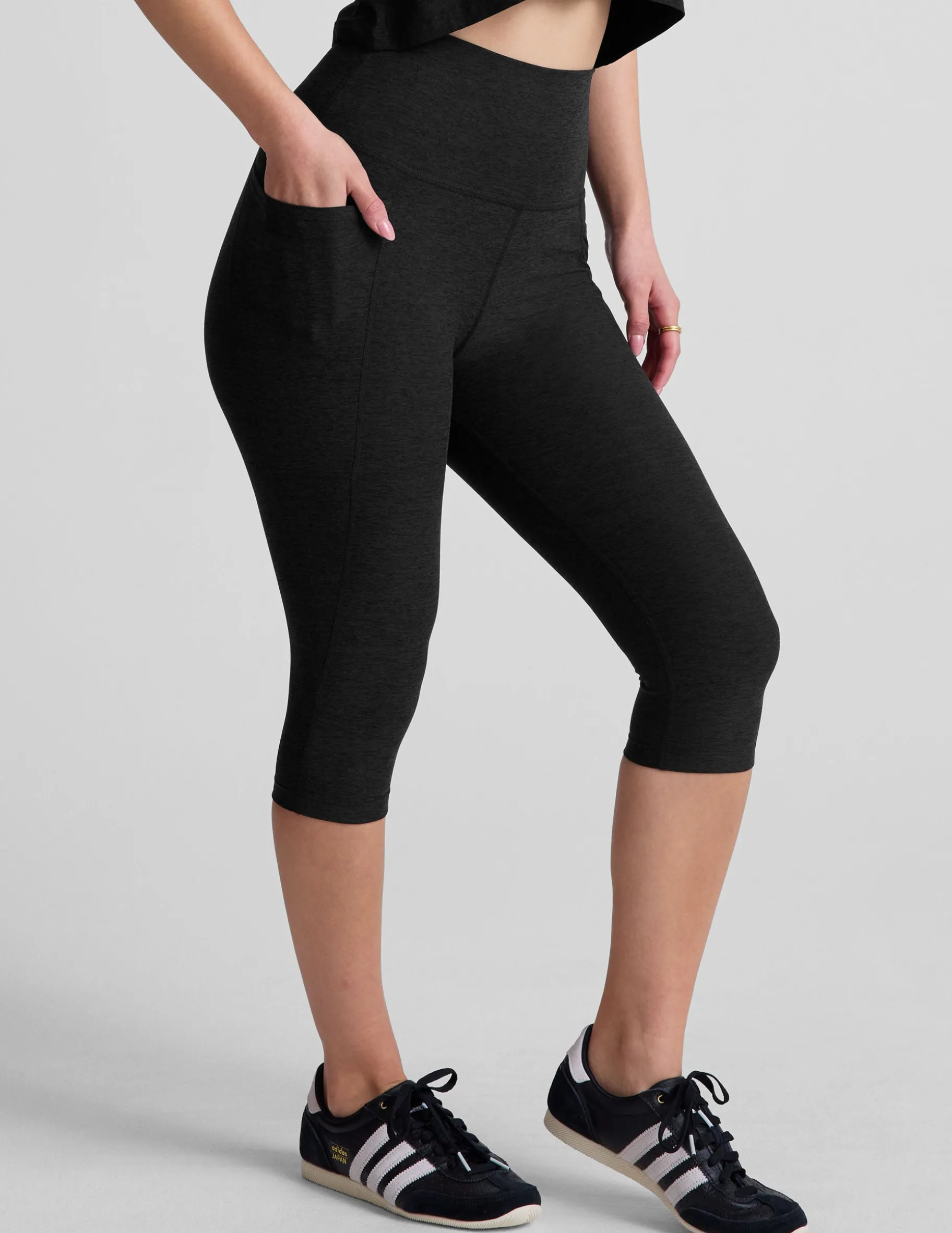 Spacedye High Waisted Pocket Pedal Pusher Legging