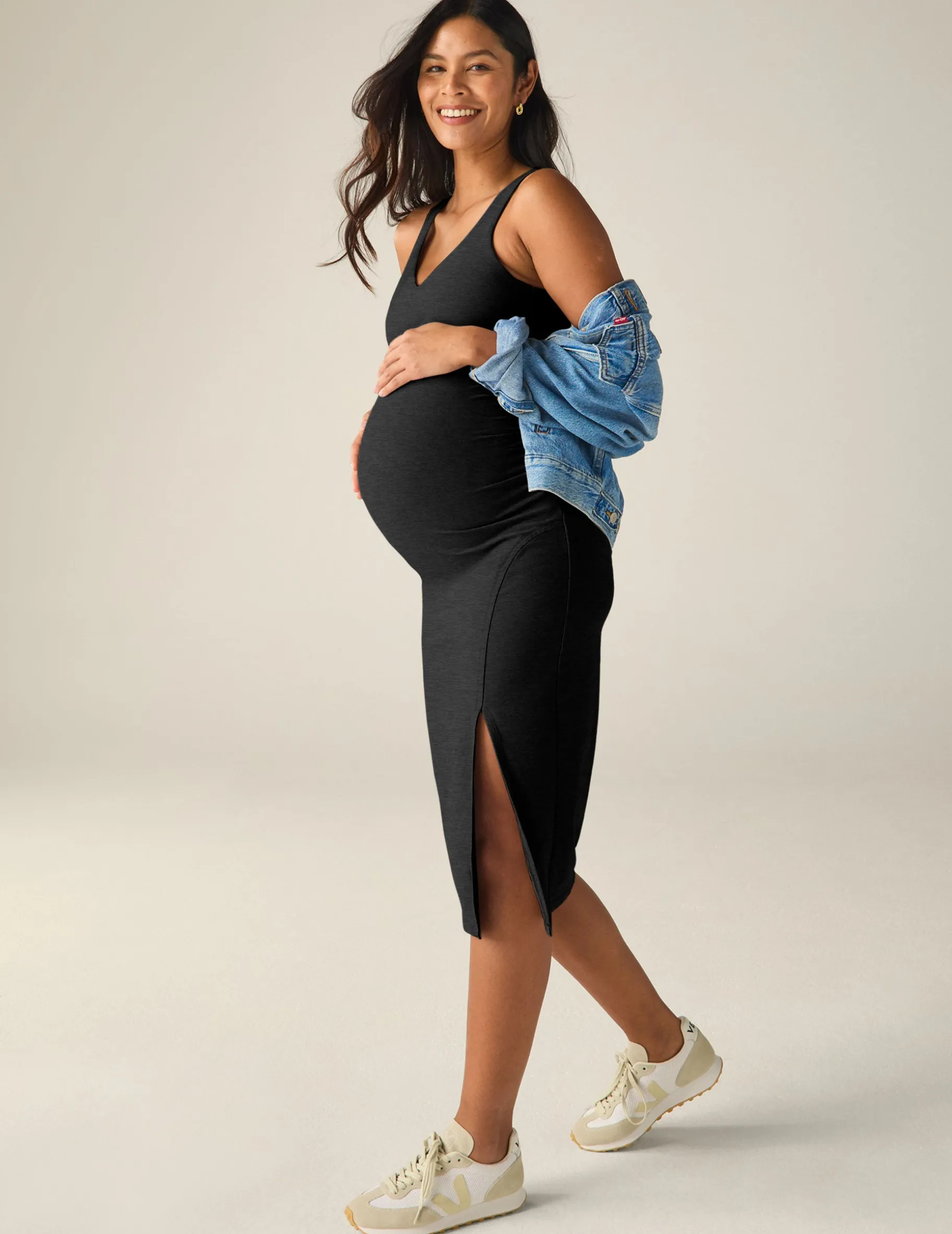 Spacedye Inspire Maternity Midi Dress