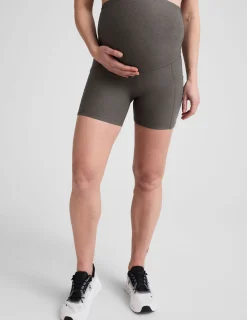 Spacedye Keep Pace 5" Maternity Pocket Biker Short
