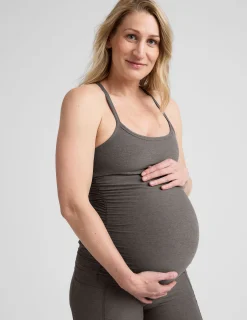 Spacedye Keep Your Cool Maternity Slim Racerback Tank