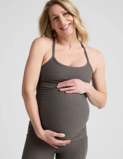 Spacedye Keep Your Cool Maternity Slim Racerback Tank