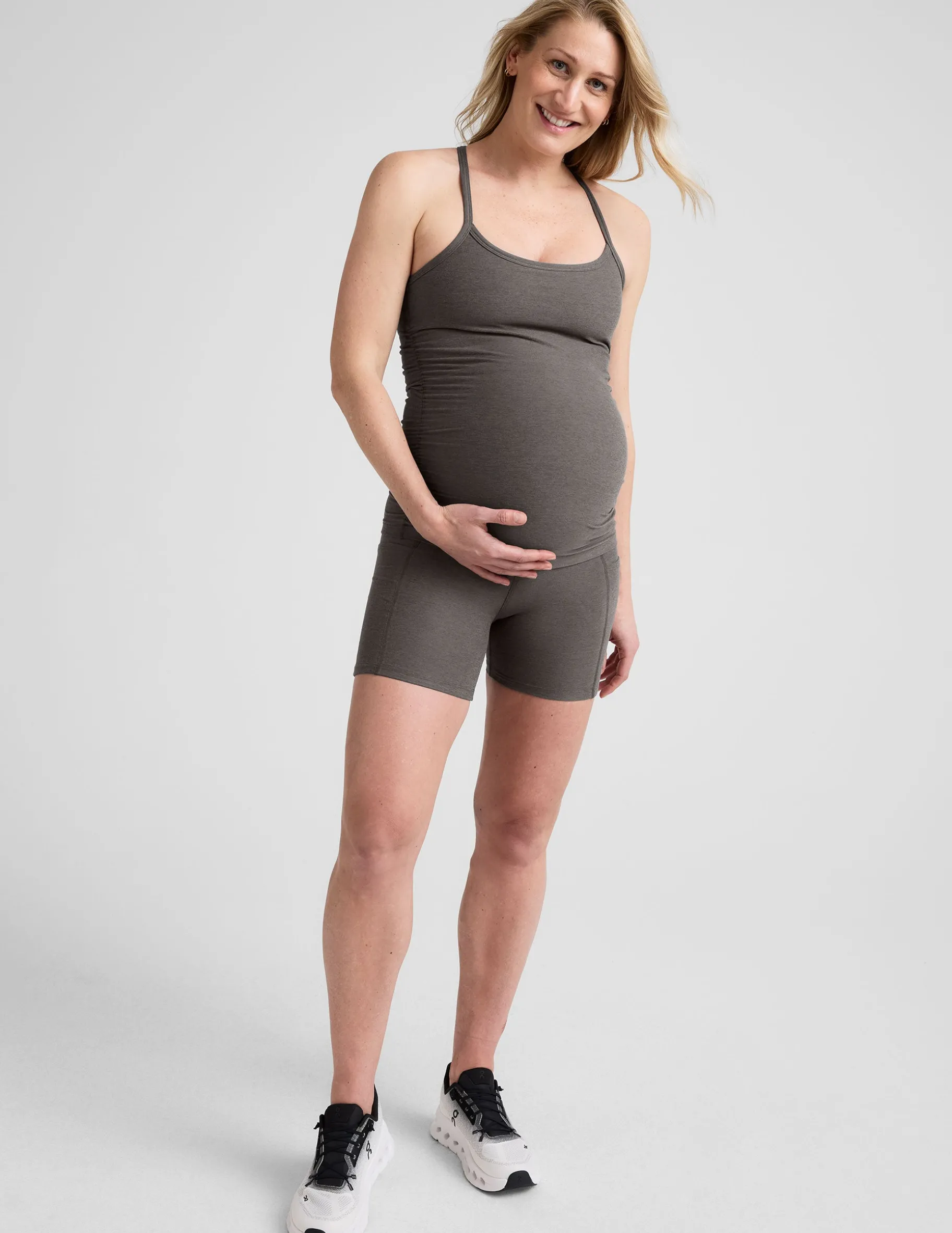 Spacedye Keep Your Cool Maternity Slim Racerback Tank