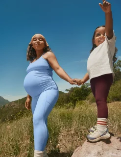 Spacedye Love the Bump Maternity Pocket Midi Legging