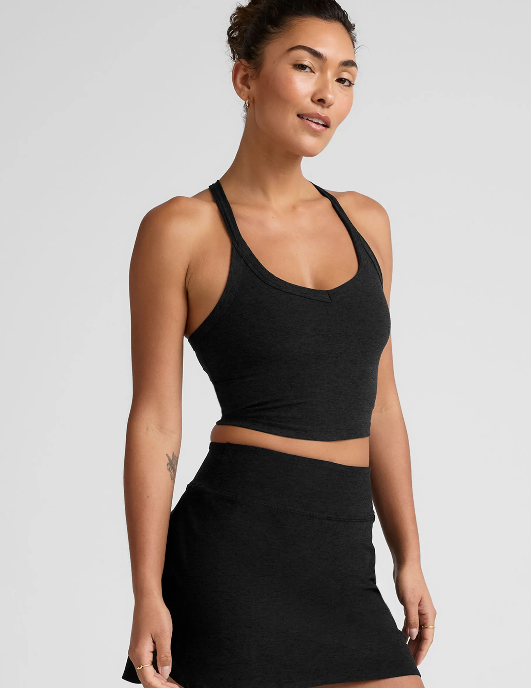 Spacedye On The Up Cropped Tank