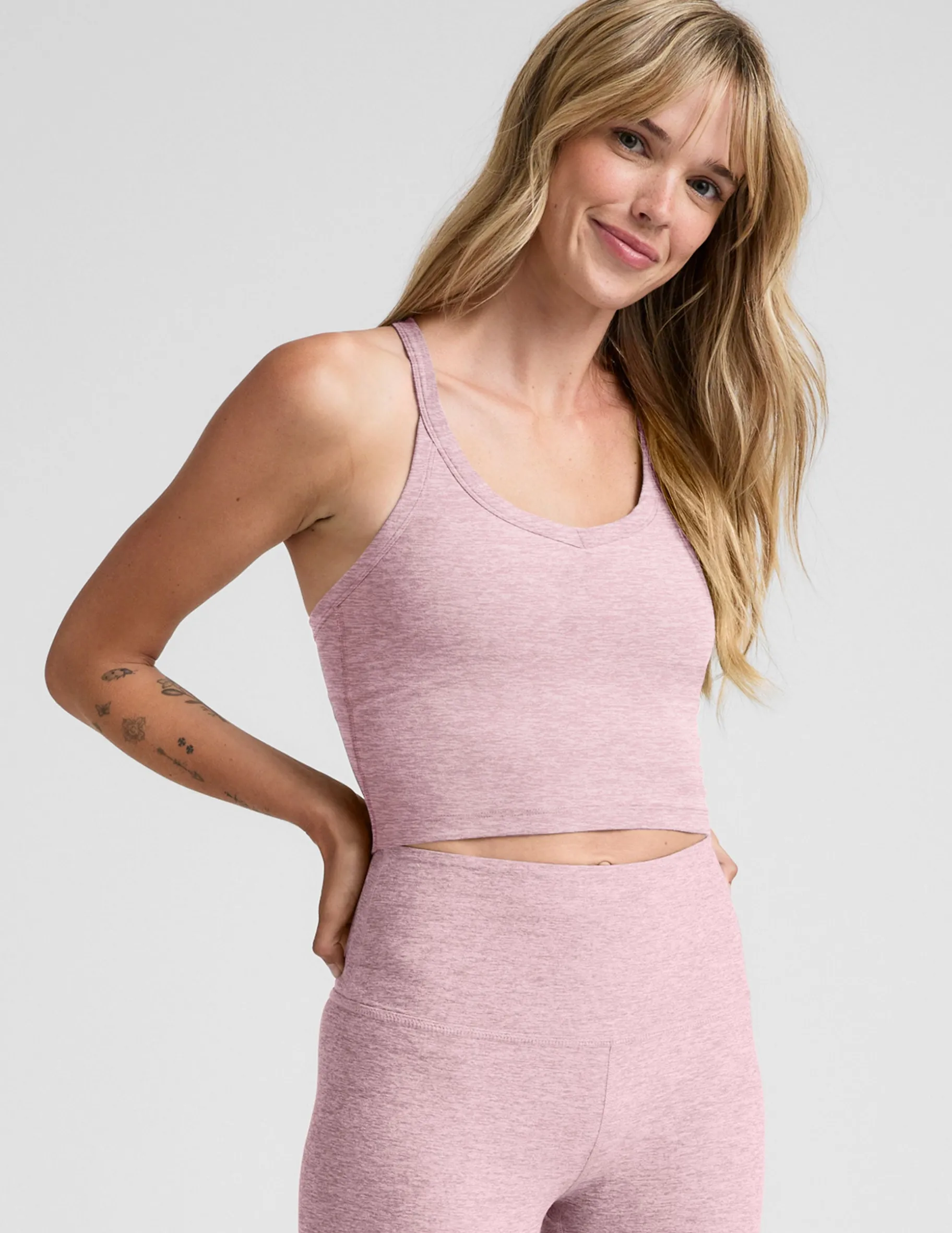Spacedye On The Up Cropped Tank