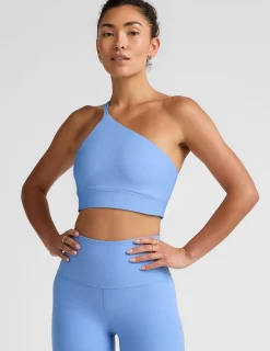 Spacedye One Shoulder Long Line Bra