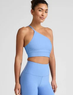 Spacedye One Shoulder Long Line Bra