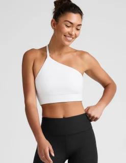 Spacedye One Shoulder Long Line Bra