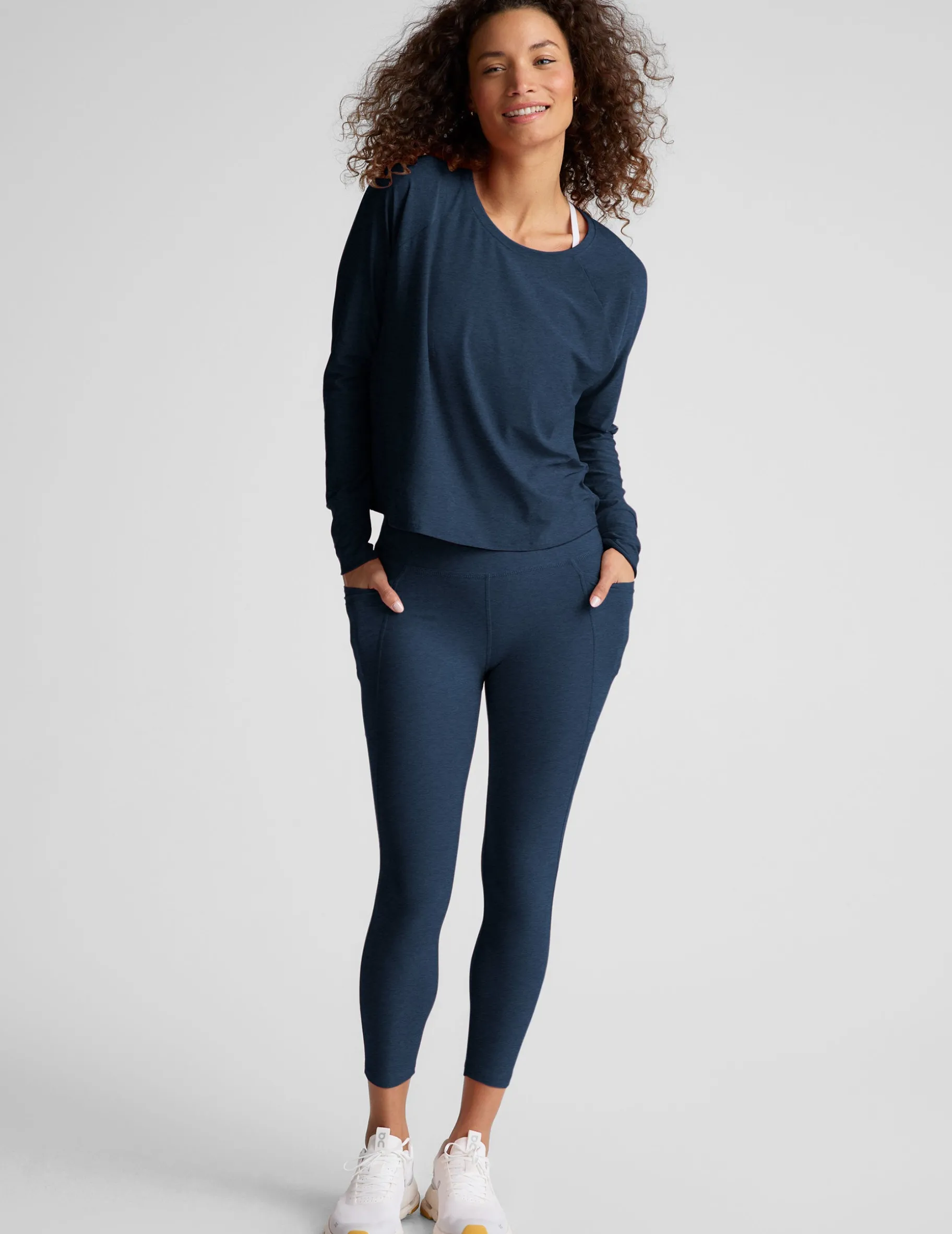 Spacedye Out Of Pocket High Waisted Capri Legging