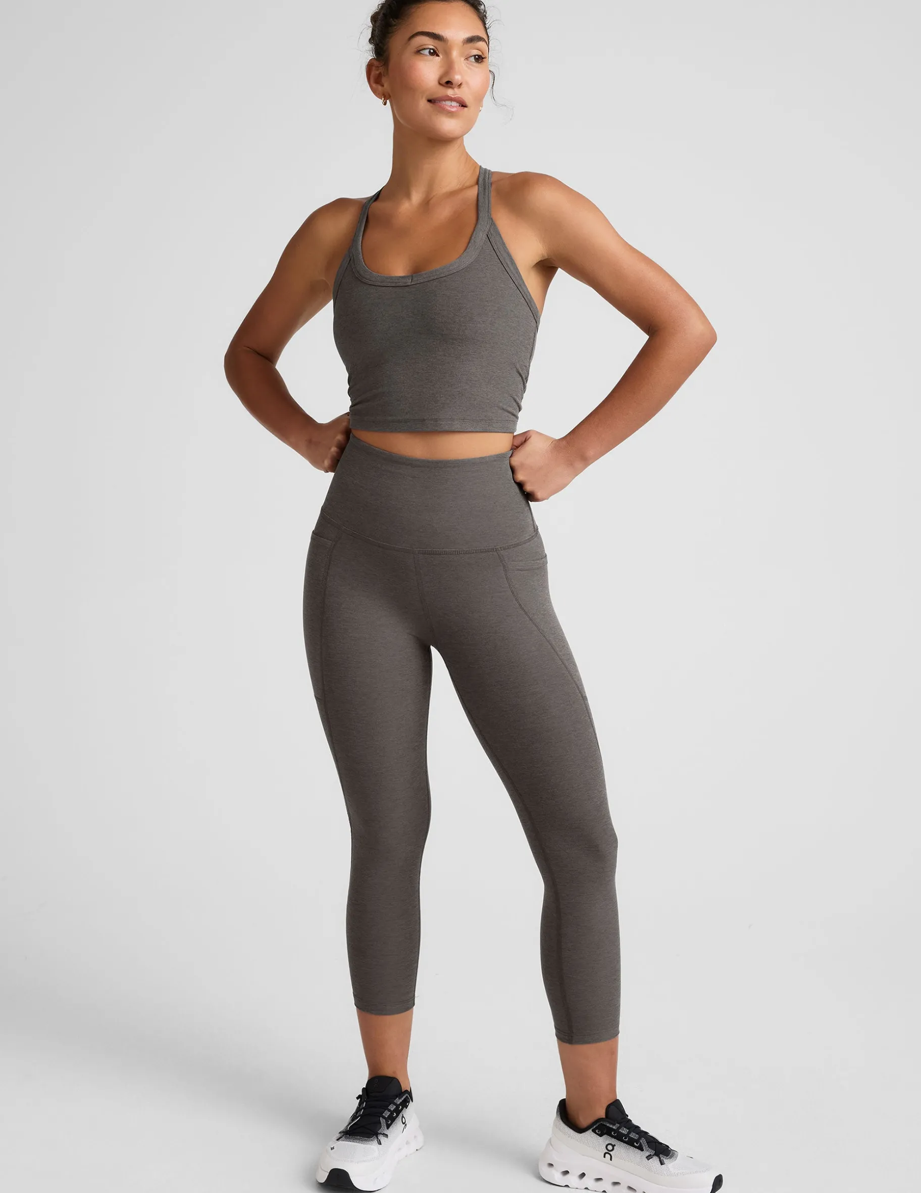 Spacedye Out Of Pocket High Waisted Capri Legging