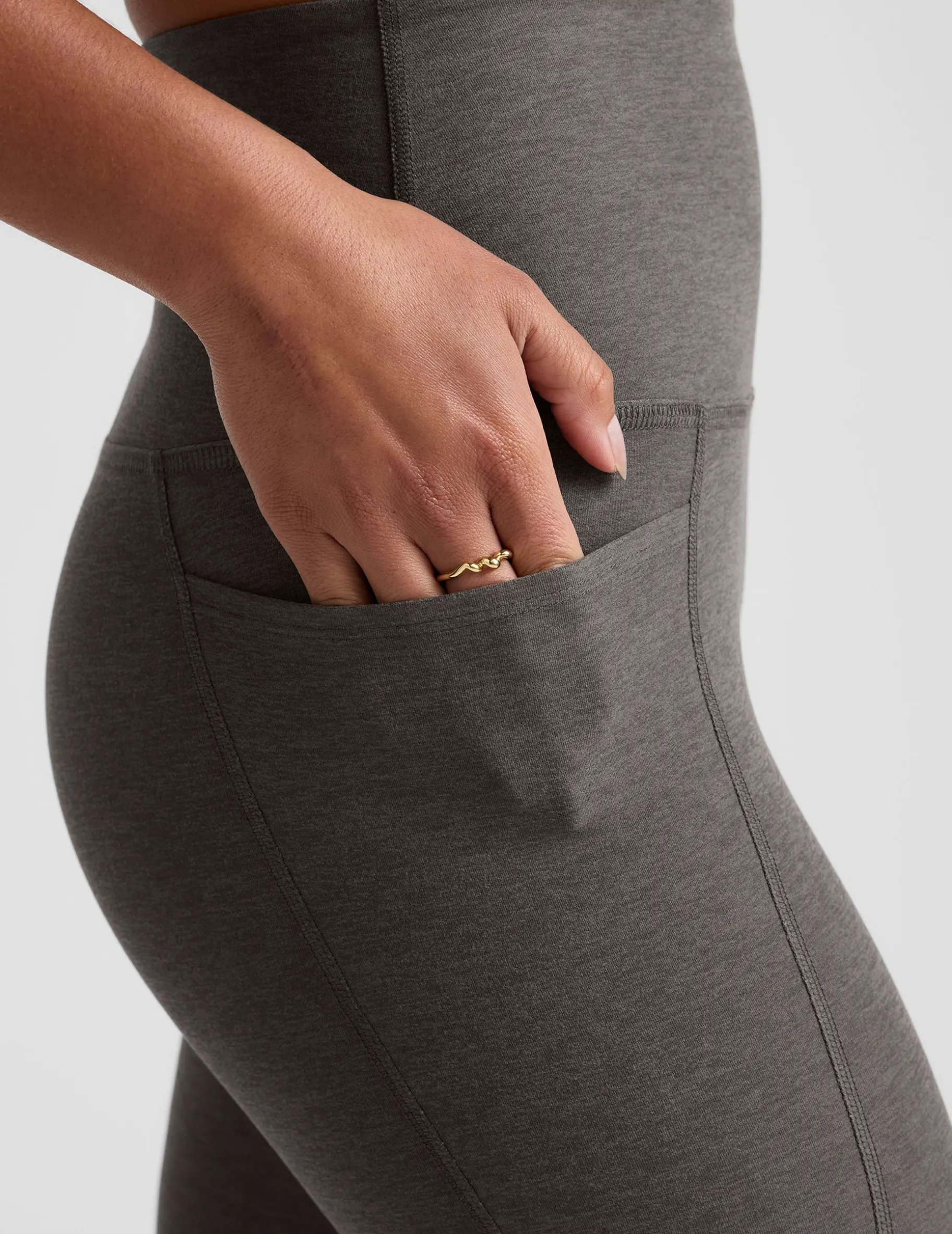 Spacedye Out Of Pocket High Waisted Capri Legging