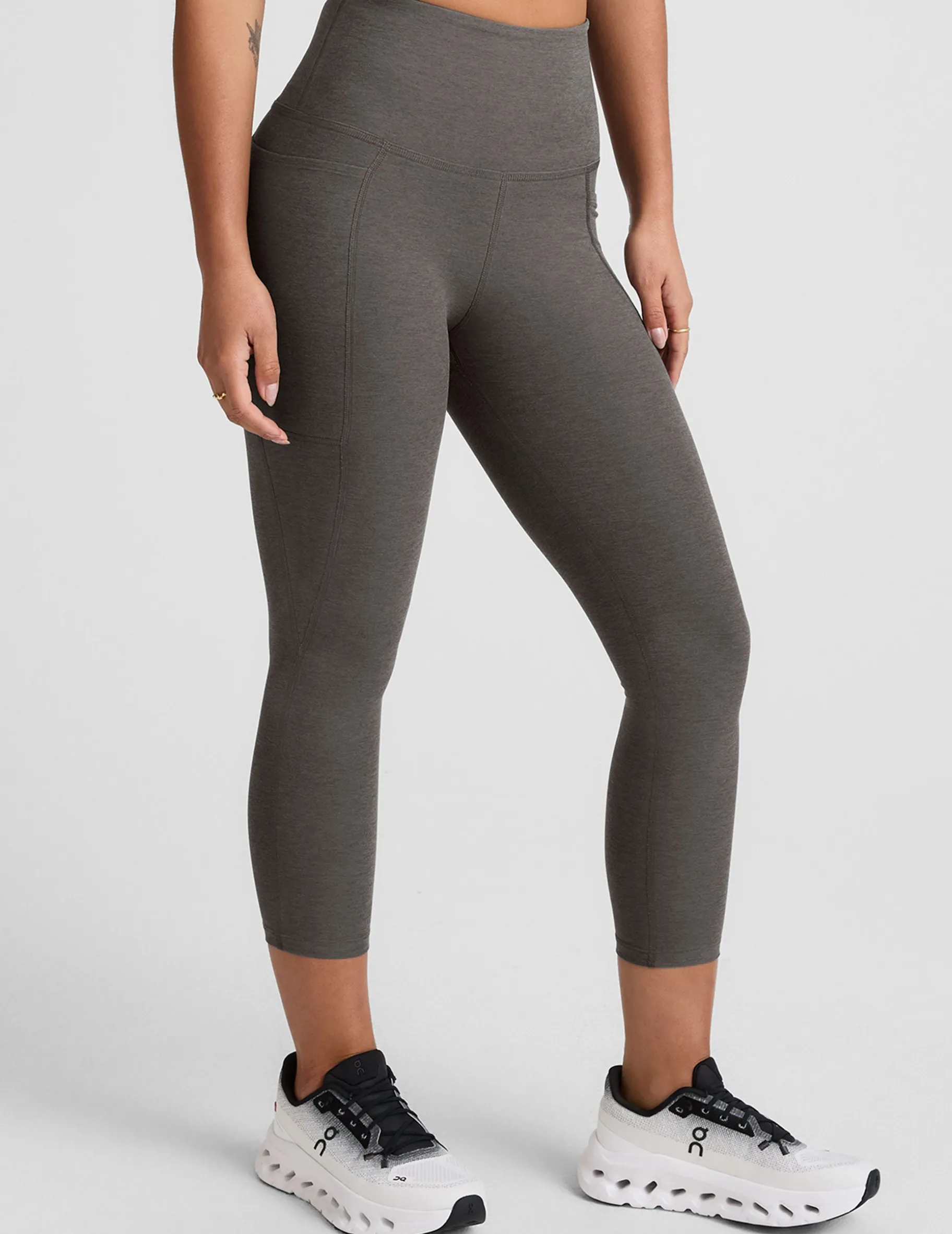 Spacedye Out Of Pocket High Waisted Capri Legging