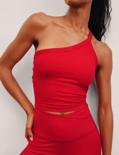 Spacedye Outset One Shoulder Cropped Tank