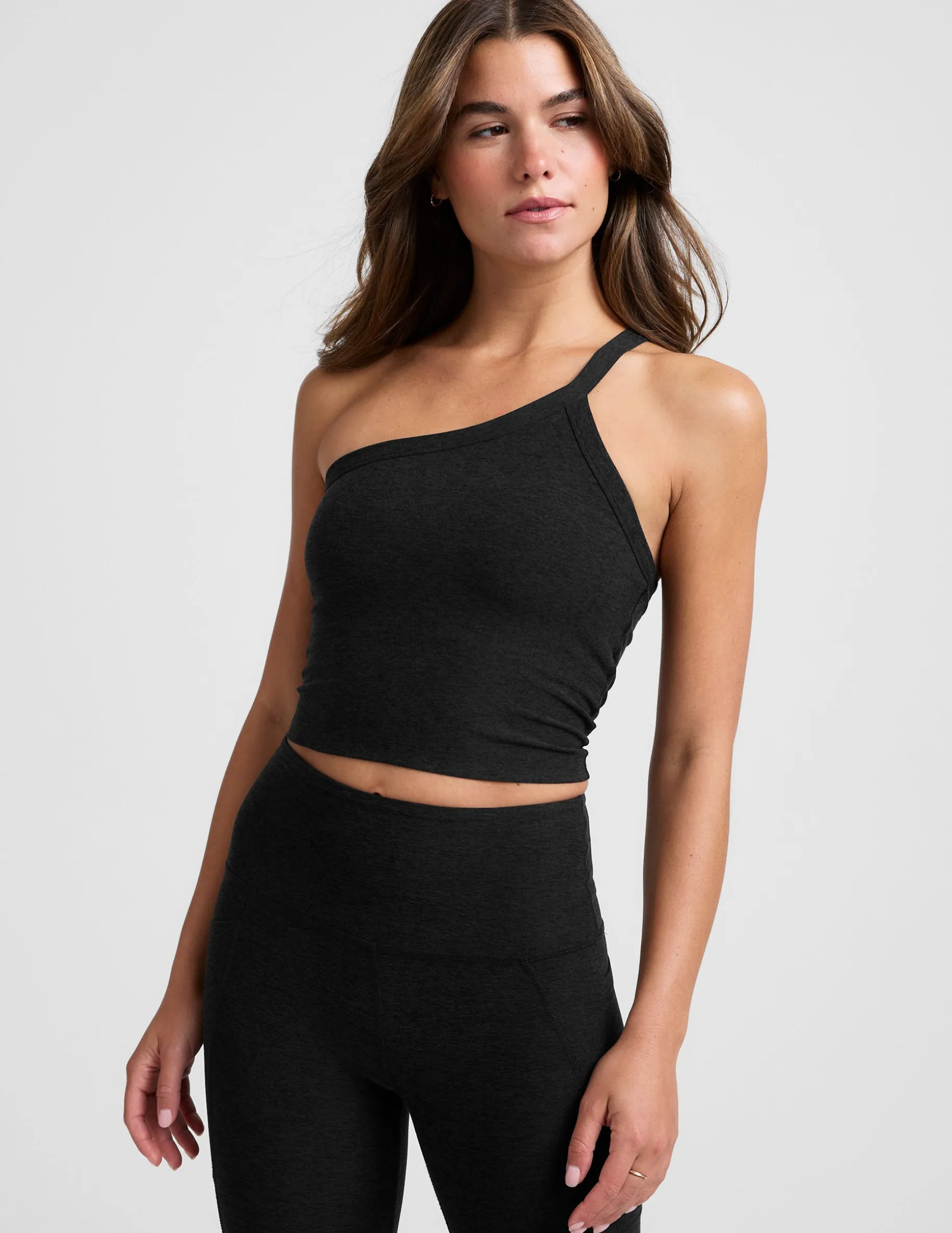 Spacedye Outset One Shoulder Cropped Tank