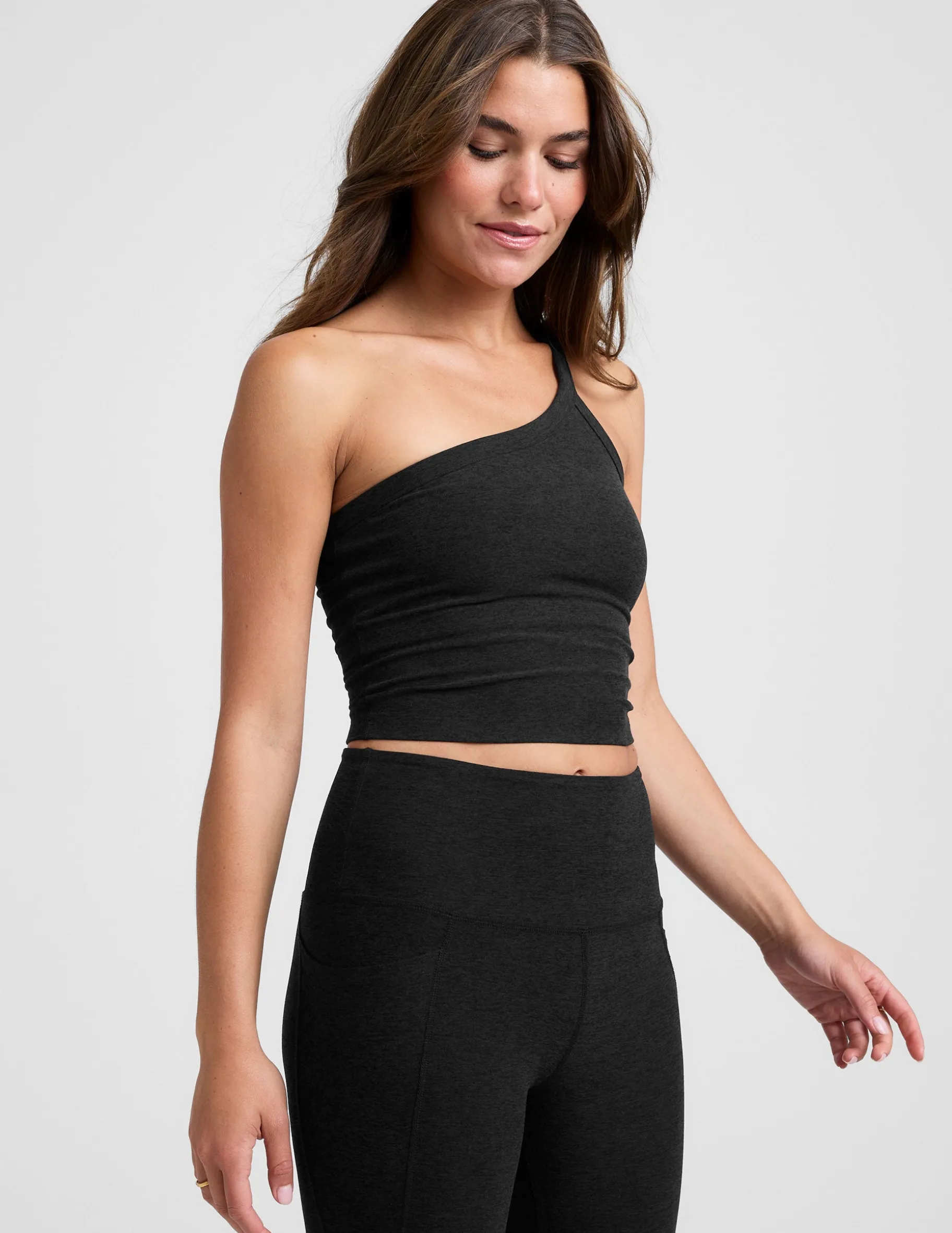 Spacedye Outset One Shoulder Cropped Tank