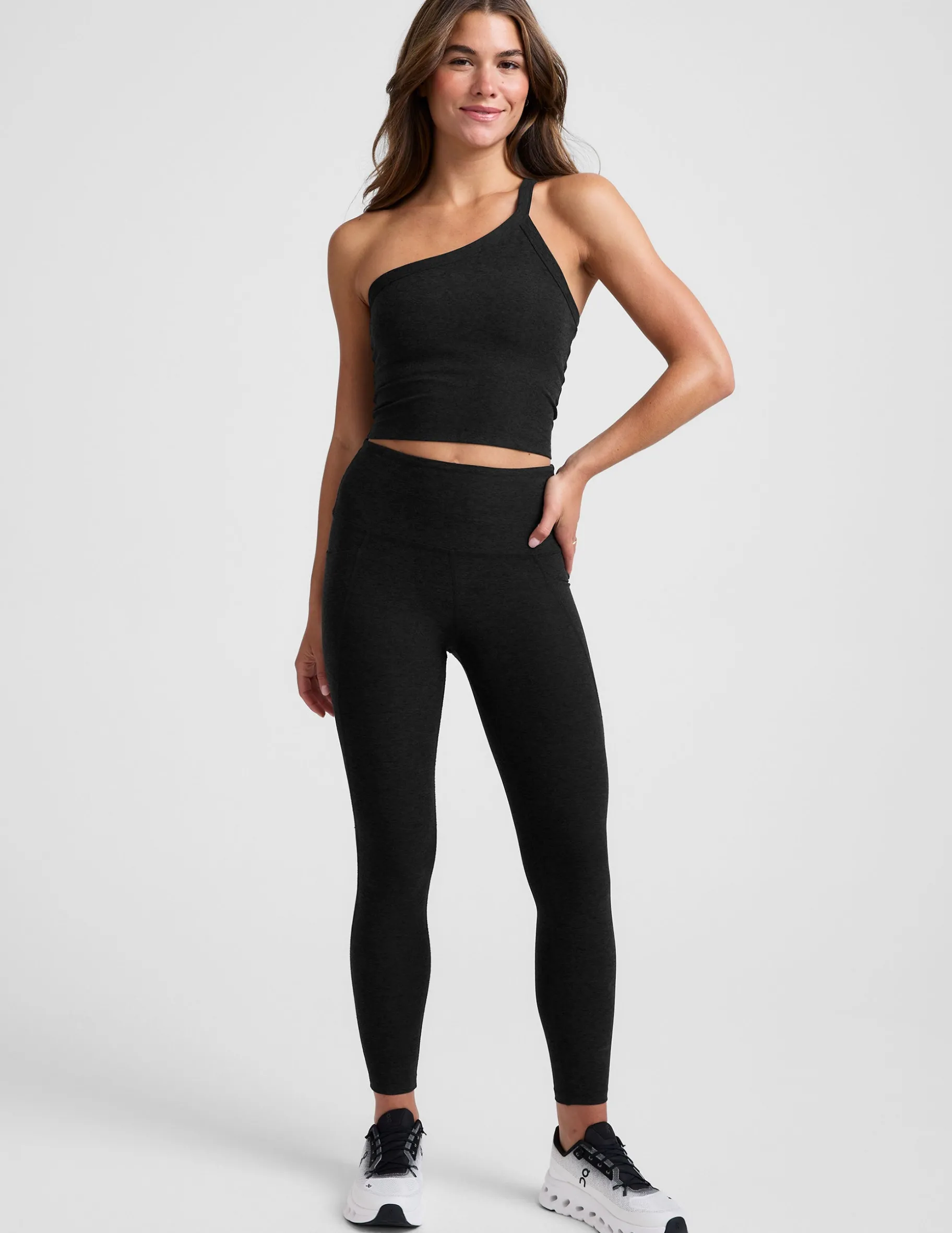 Spacedye Outset One Shoulder Cropped Tank