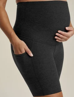 Spacedye Pockets Forever Maternity Biker Short