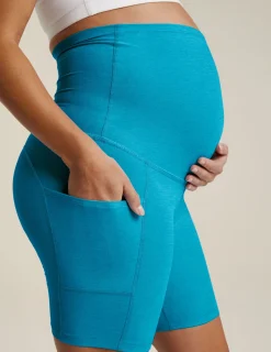 Spacedye Pockets Forever Maternity Biker Short