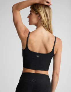 Spacedye Raise The Barre Shirred Cropped Tank