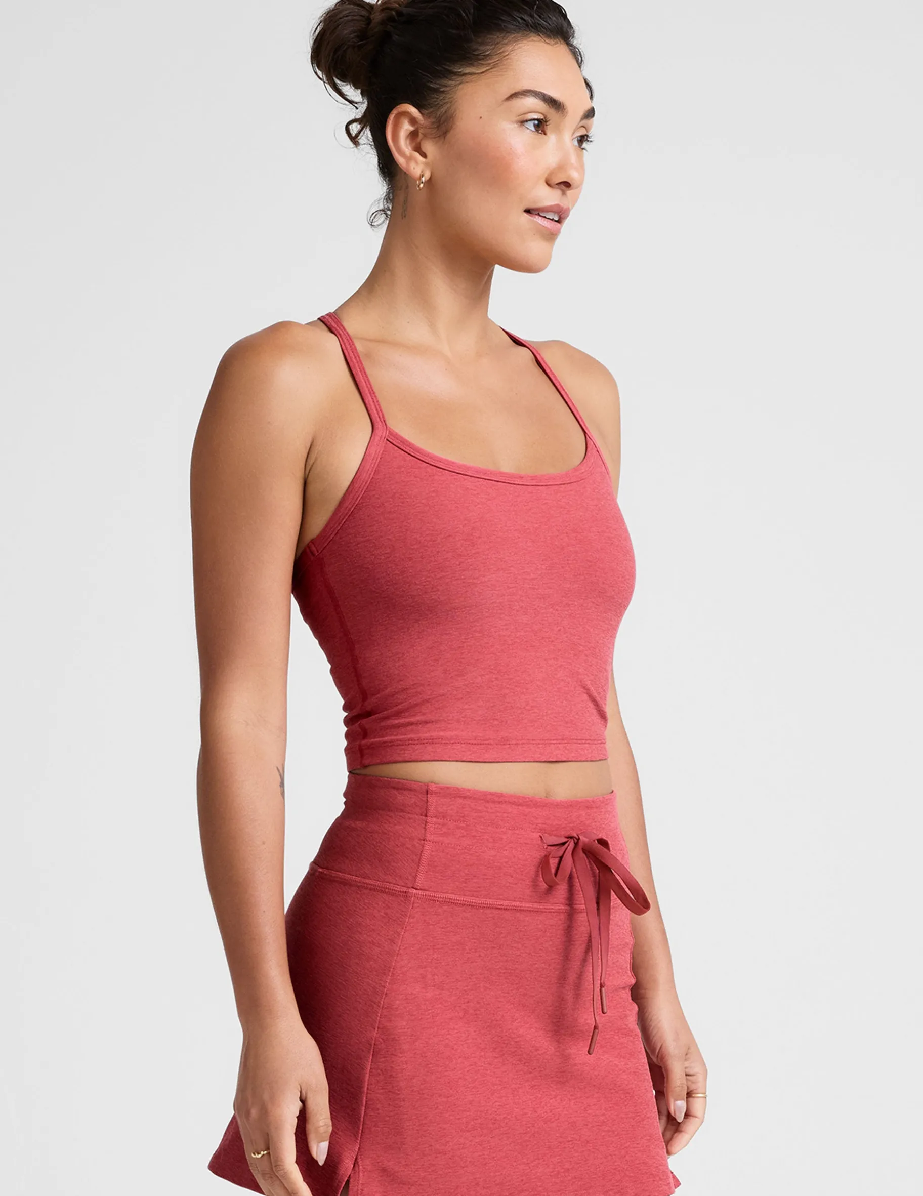 Spacedye Slim Racerback Cropped Tank