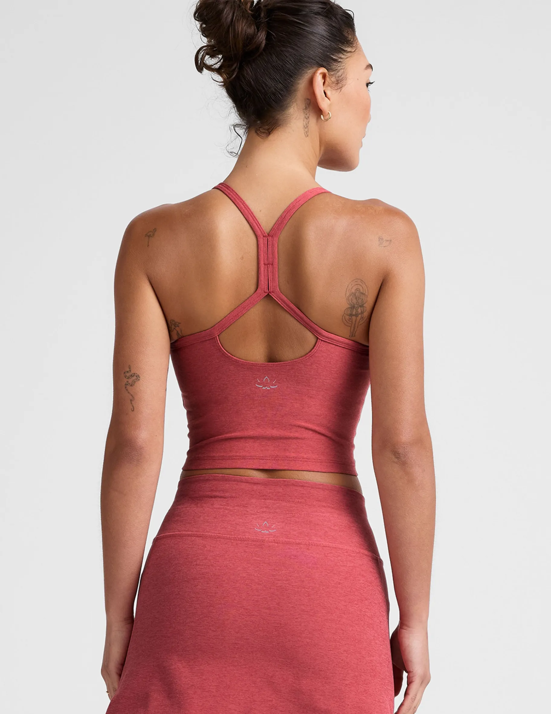 Spacedye Slim Racerback Cropped Tank