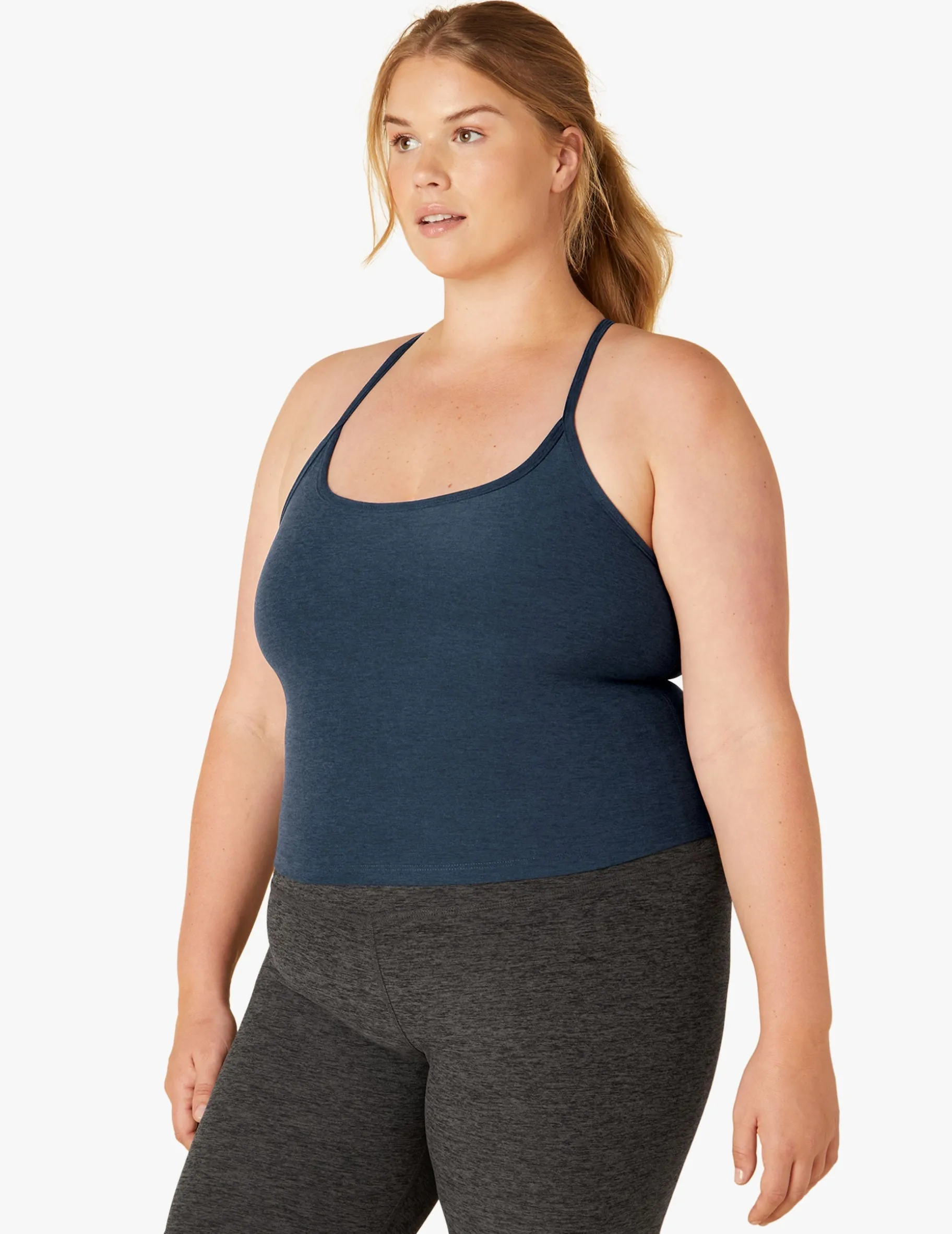 Spacedye Slim Racerback Cropped Tank
