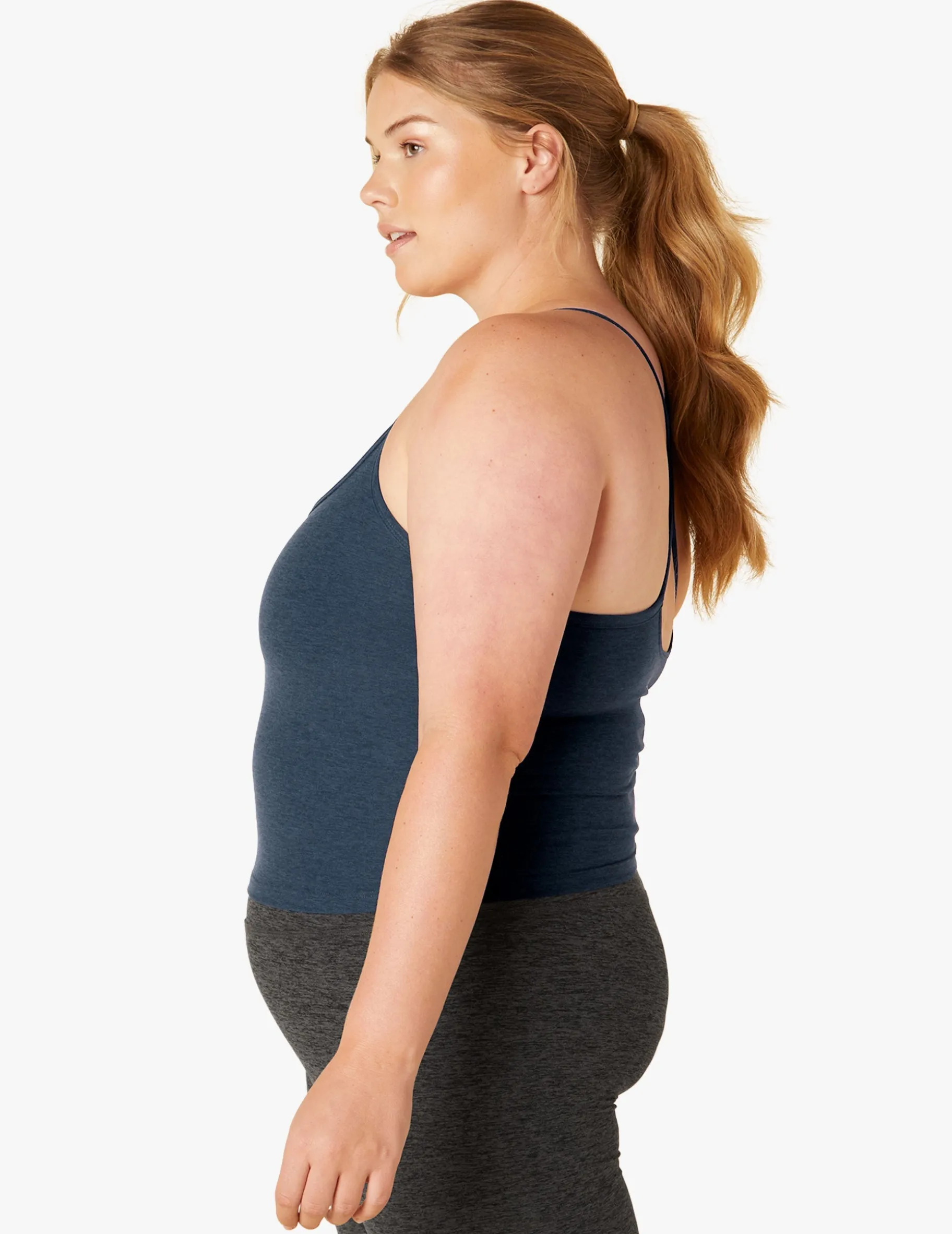 Spacedye Slim Racerback Cropped Tank