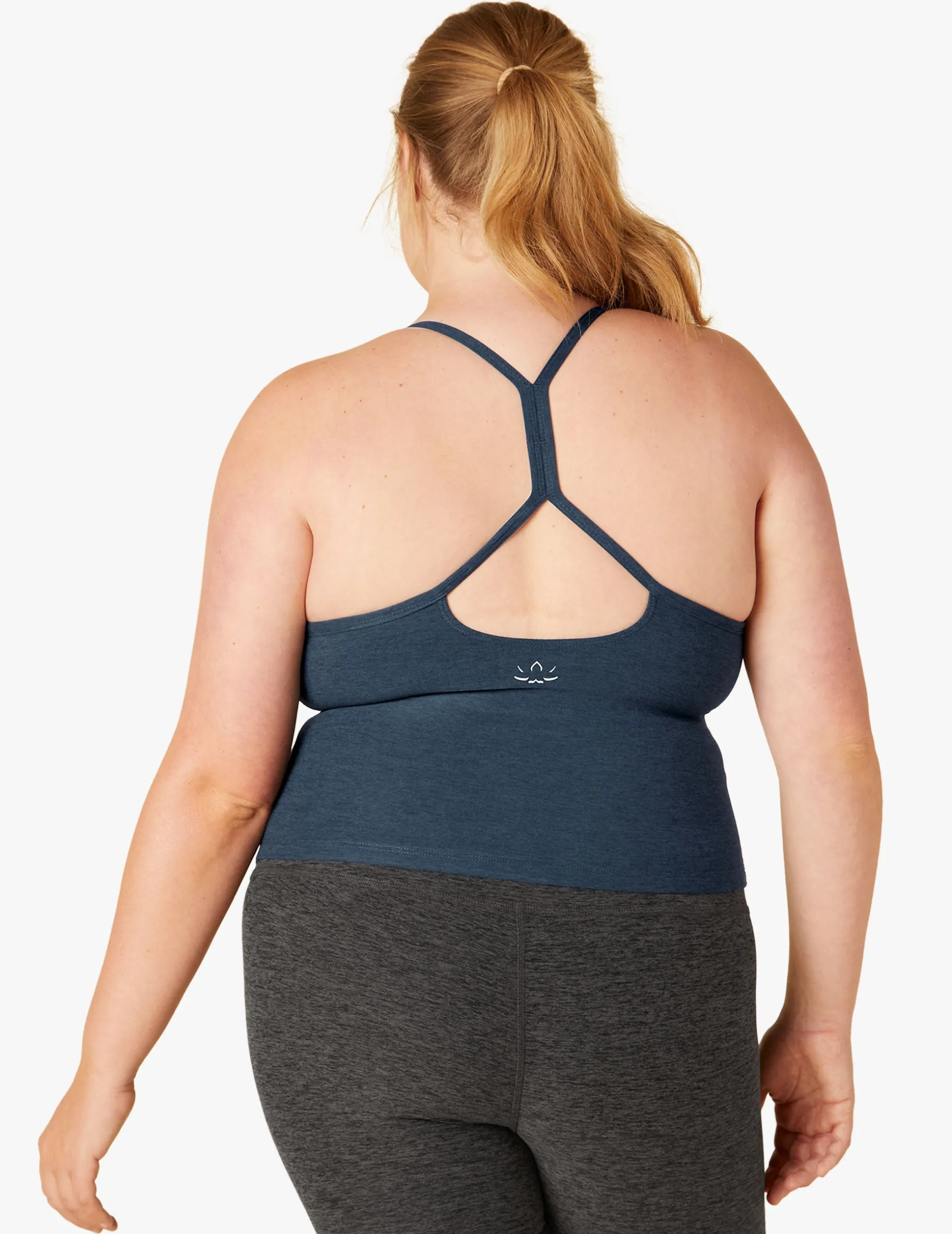 Spacedye Slim Racerback Cropped Tank