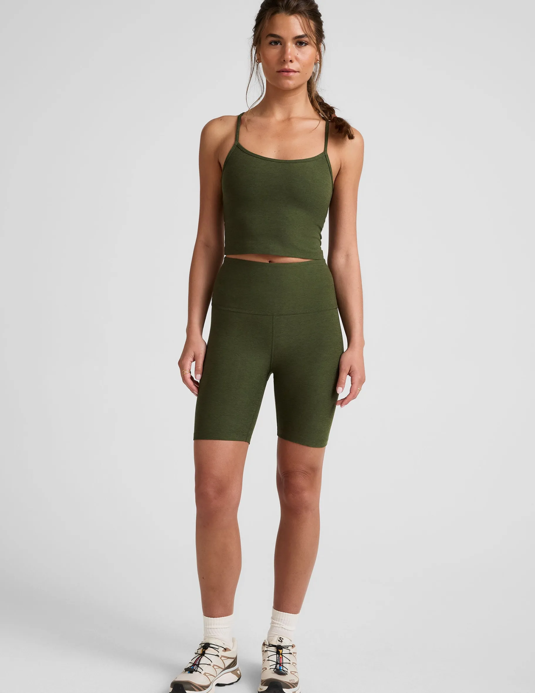 Spacedye Slim Racerback Cropped Tank