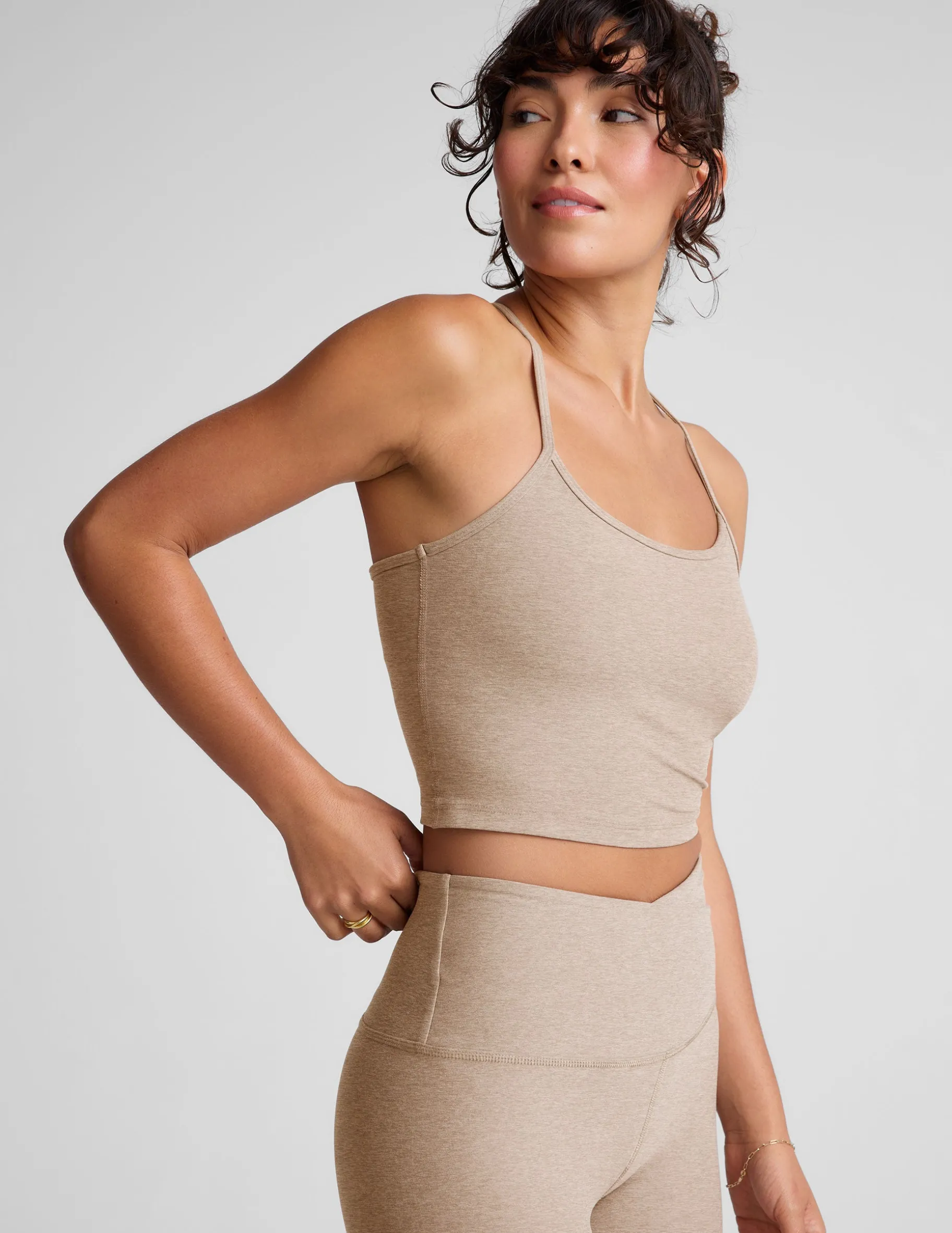 Spacedye Slim Racerback Cropped Tank