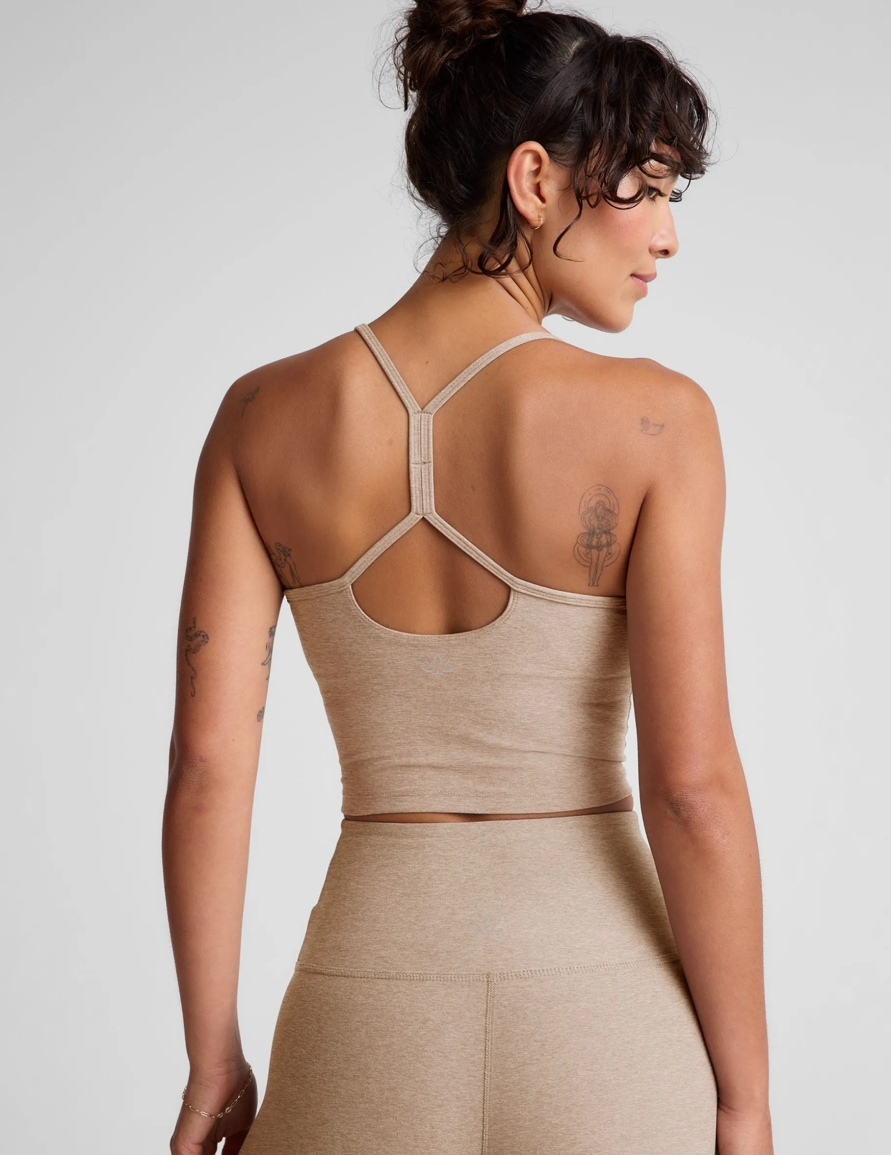 Spacedye Slim Racerback Cropped Tank