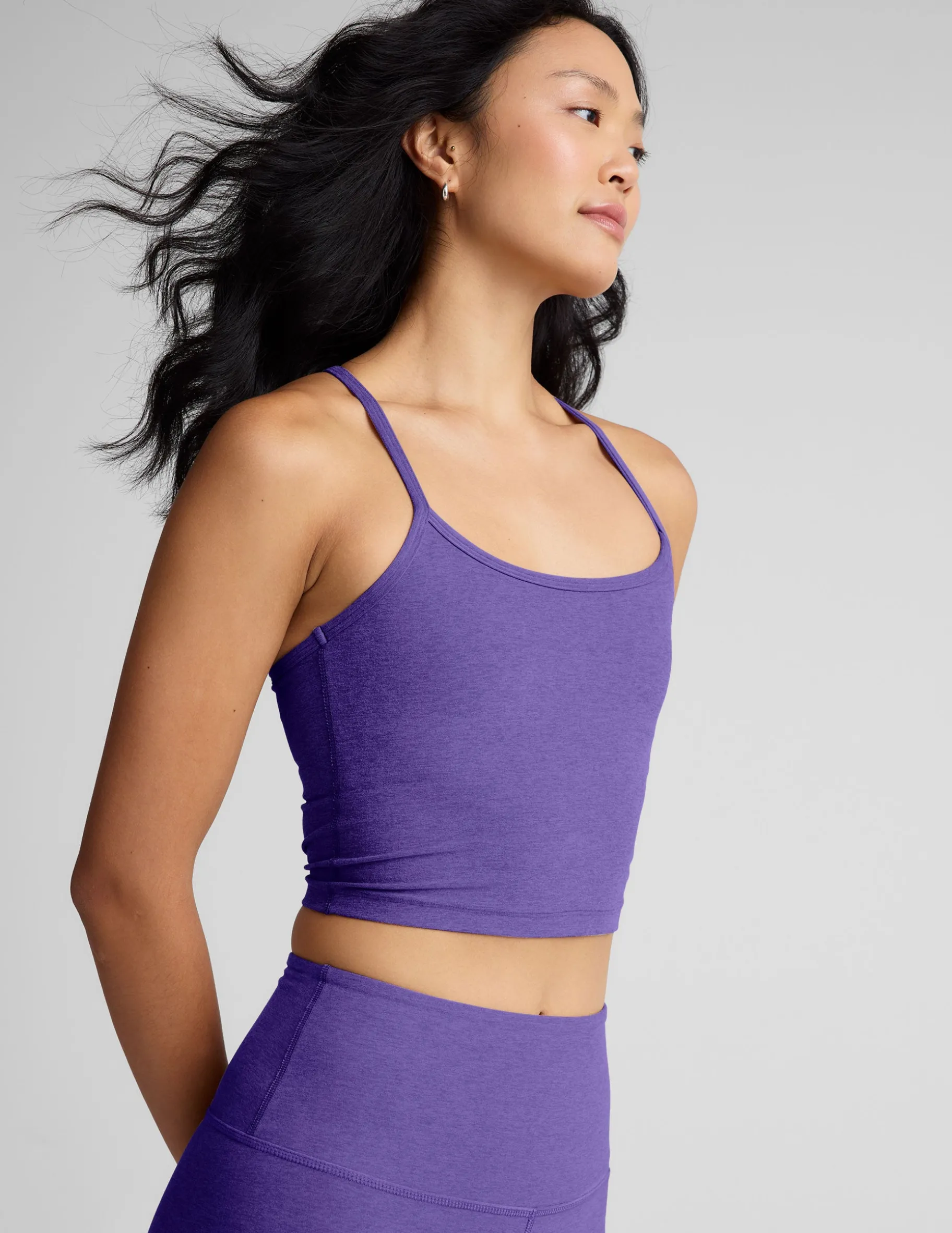 Spacedye Slim Racerback Cropped Tank