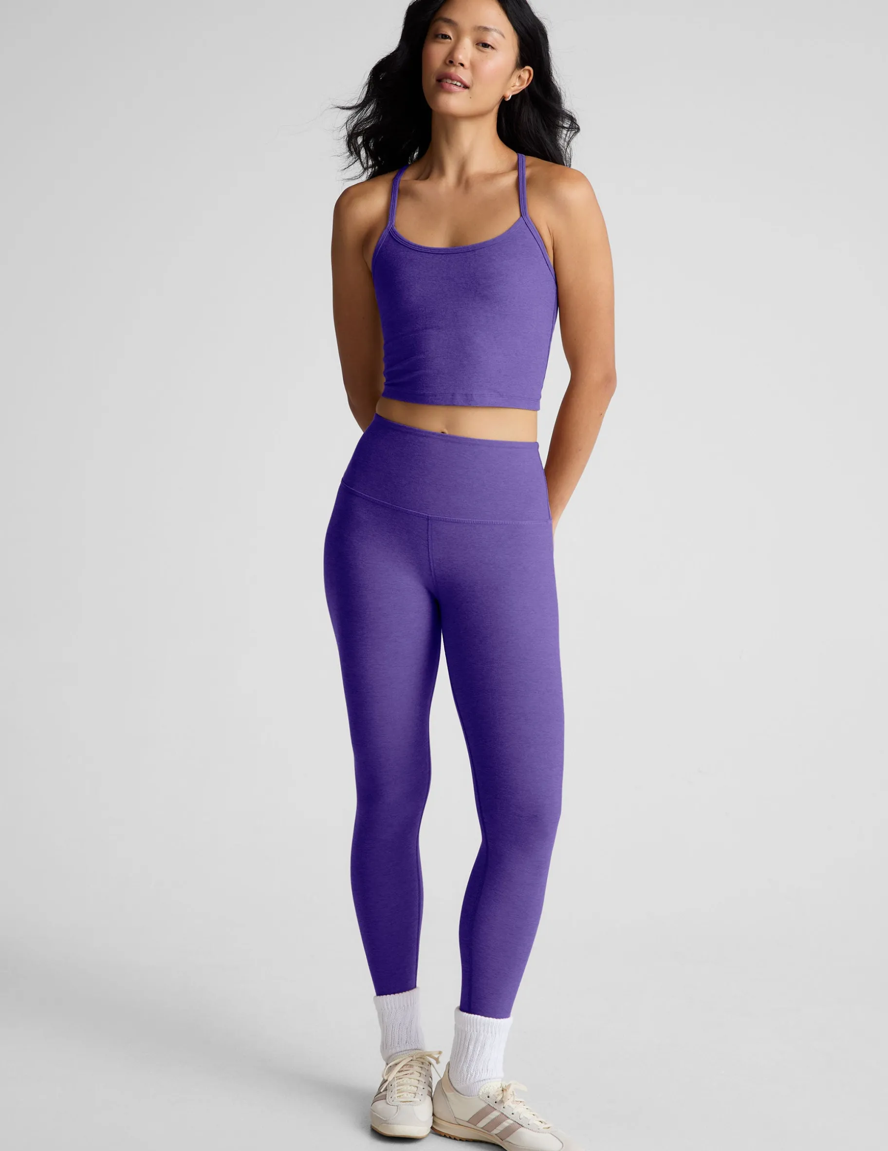Spacedye Slim Racerback Cropped Tank