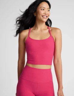 Spacedye Slim Racerback Cropped Tank
