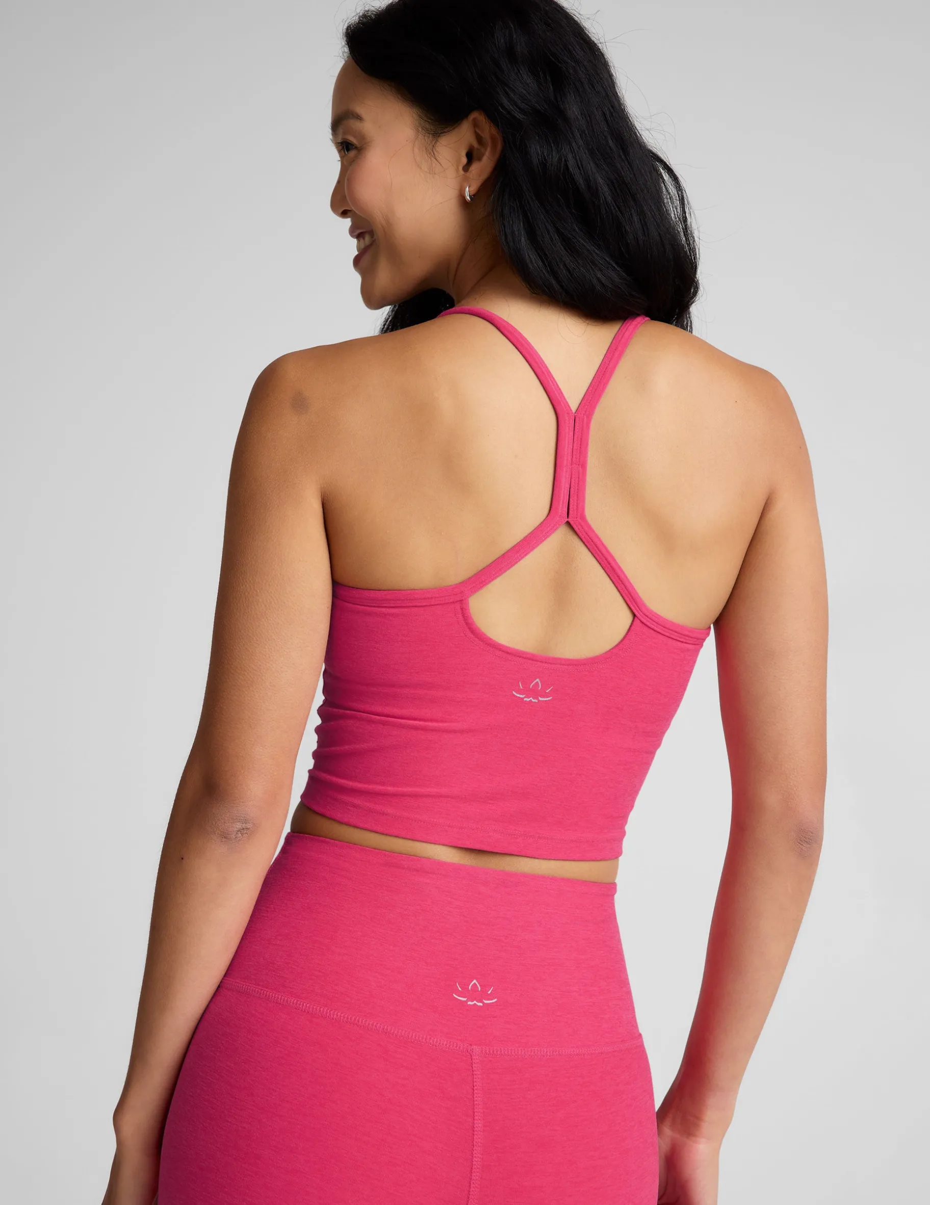 Spacedye Slim Racerback Cropped Tank