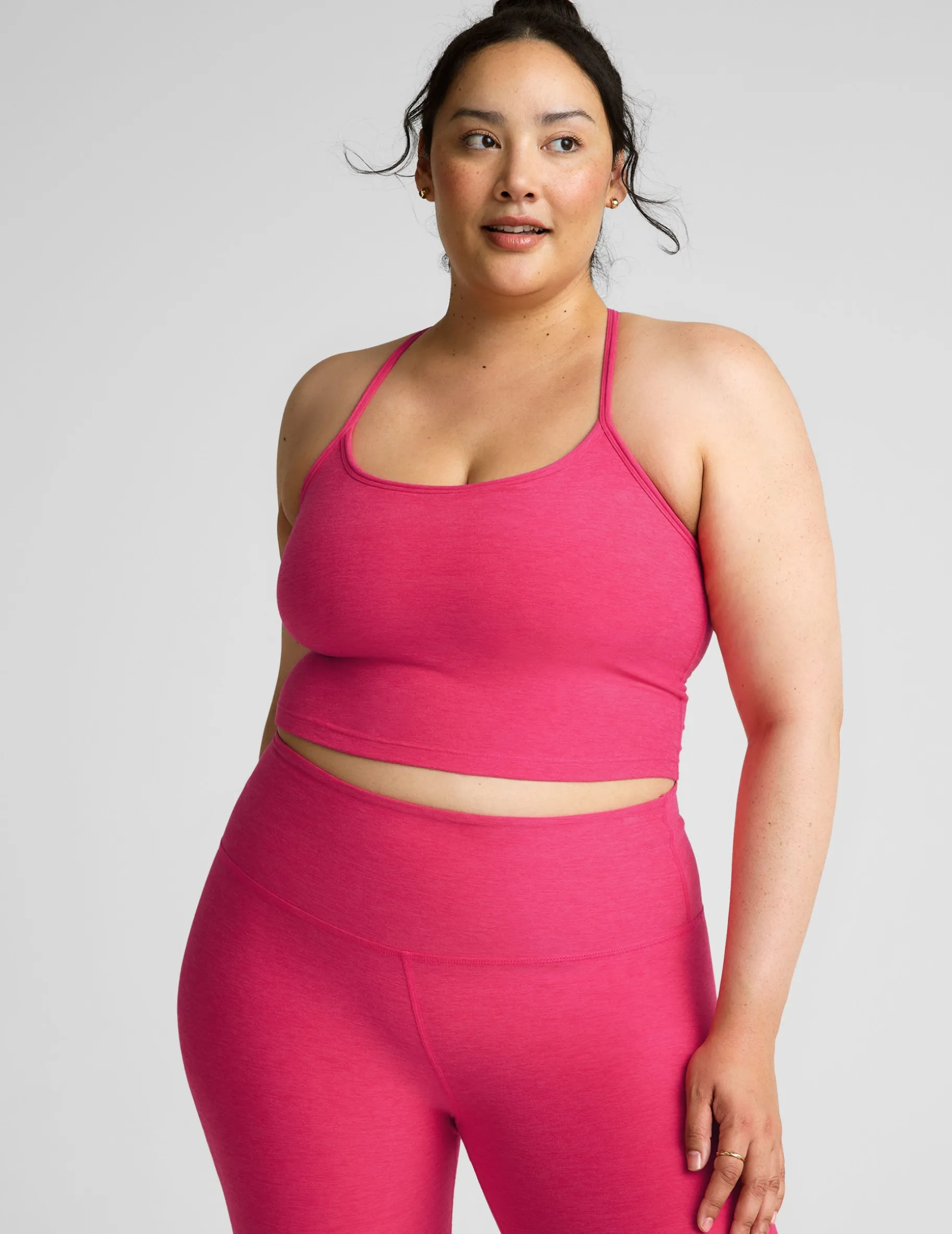 Spacedye Slim Racerback Cropped Tank