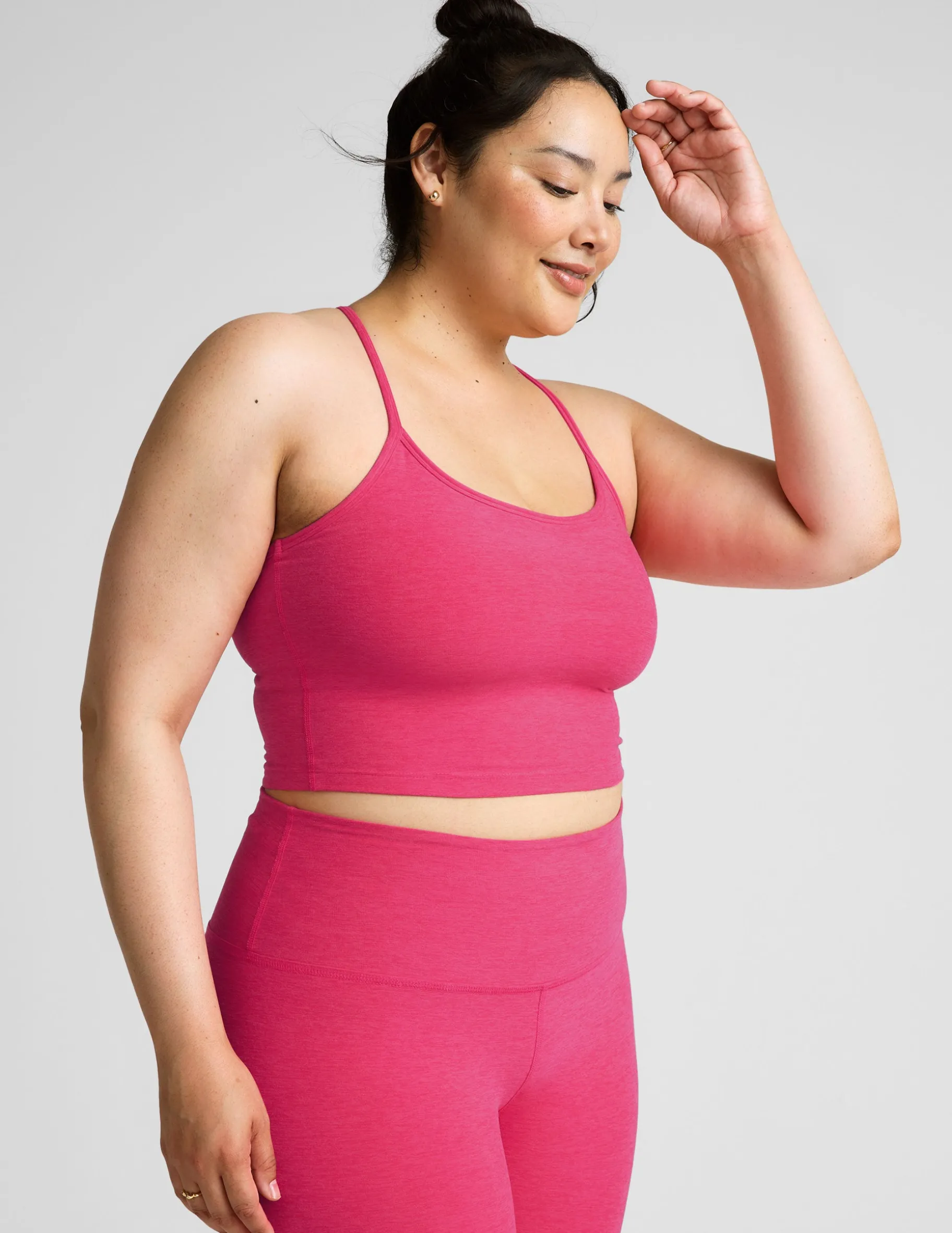 Spacedye Slim Racerback Cropped Tank