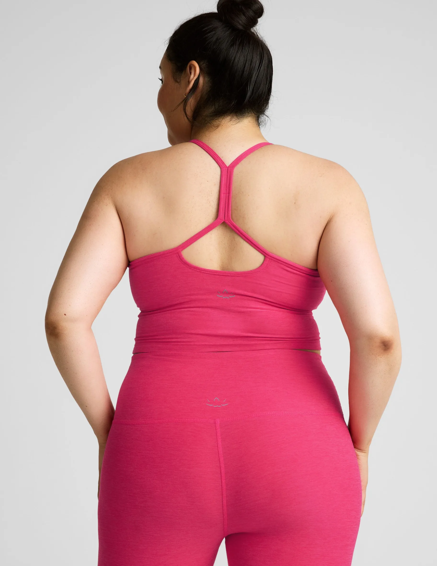 Spacedye Slim Racerback Cropped Tank