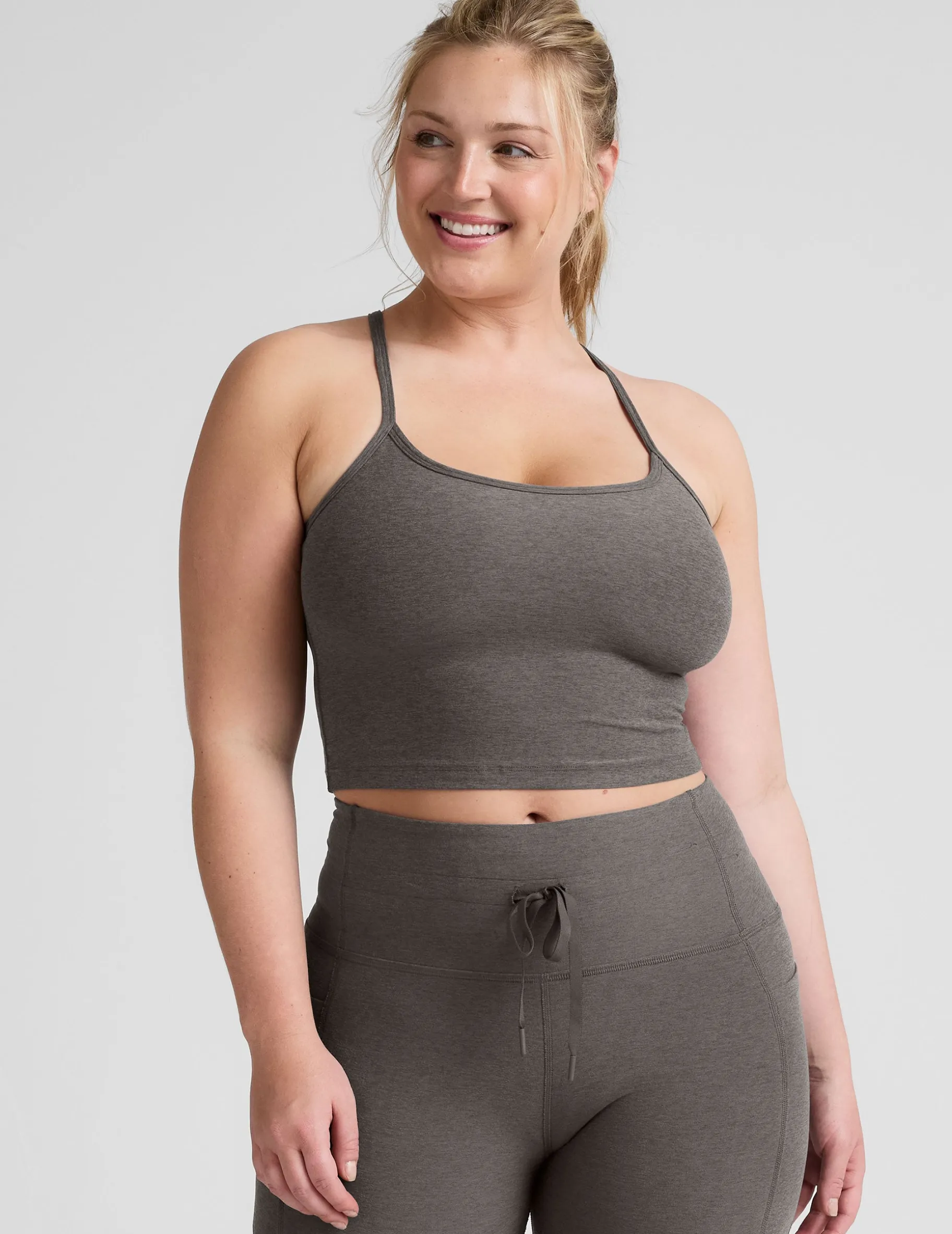 Spacedye Slim Racerback Cropped Tank