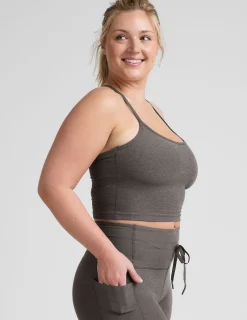 Spacedye Slim Racerback Cropped Tank