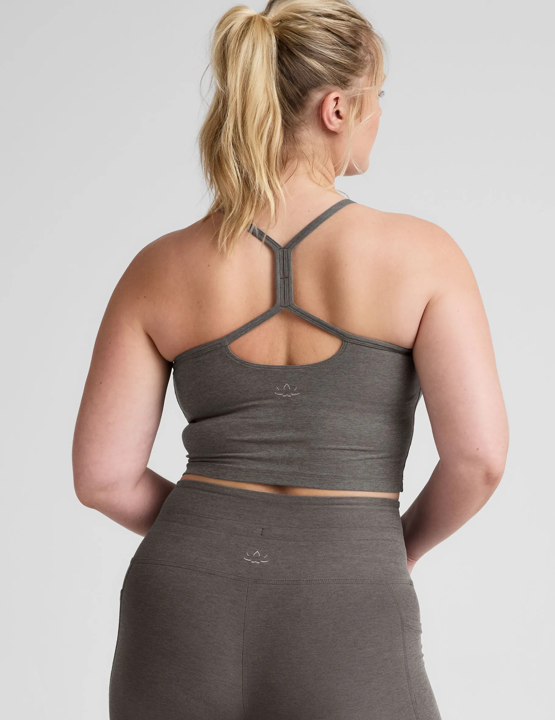 Spacedye Slim Racerback Cropped Tank