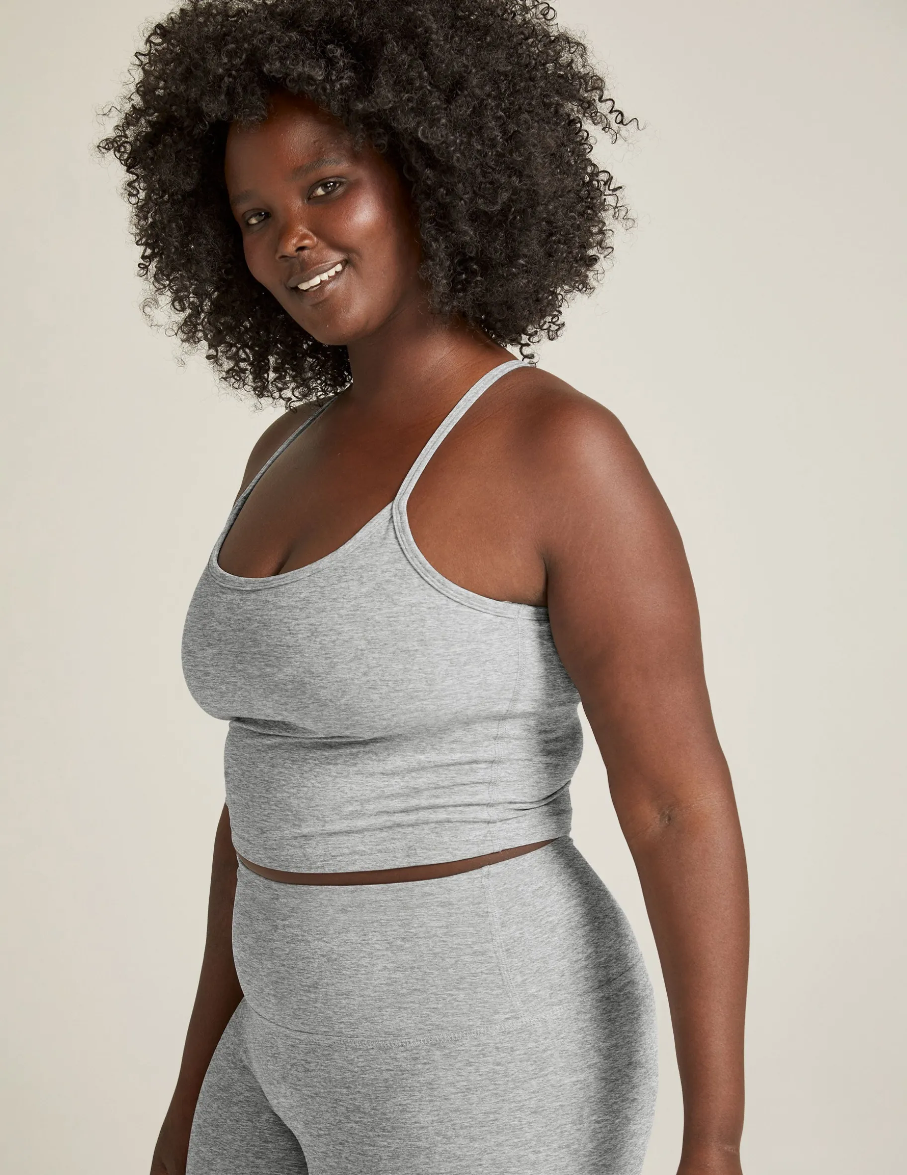 Spacedye Slim Racerback Cropped Tank