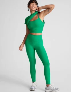 Spacedye Slim Racerback Cropped Tank