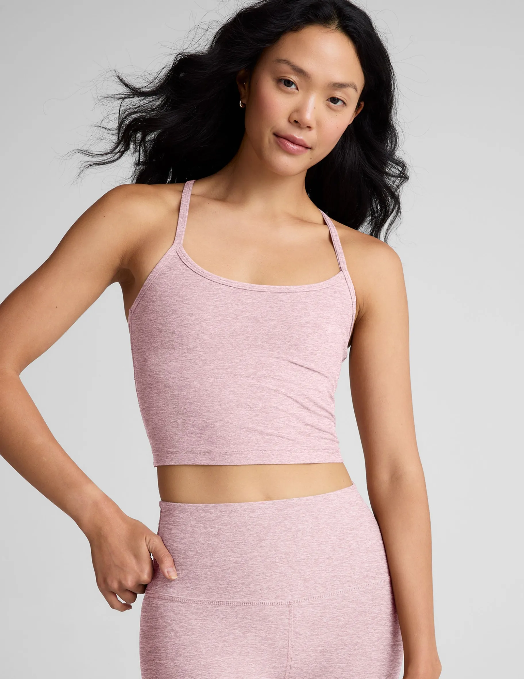 Spacedye Slim Racerback Cropped Tank
